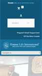 Mobile Screenshot of humanlife.ie